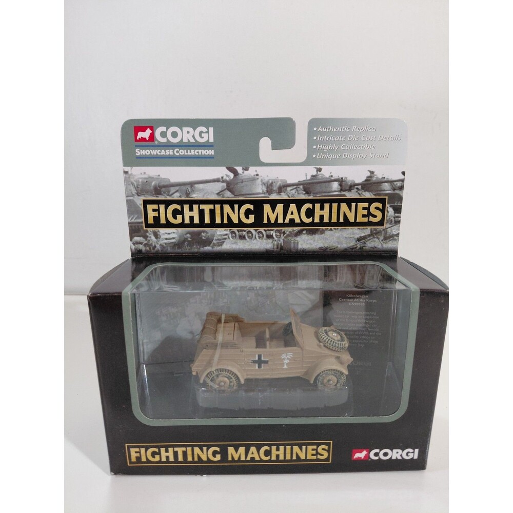Corgi Fighting Machines Die Cast El Alamein German Volkswagen Kubelwagen CS90080